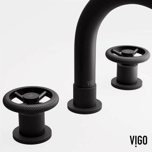 Main product image of Wythe Two Handle Widespread Bathroom Faucet (Matte Black), VG01306MB