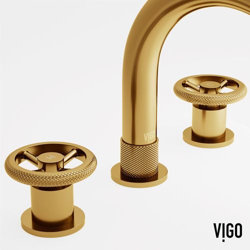 Main product image of Wythe Two Handle Widespread Bathroom Faucet, Knob Handles (Matte Brushed Gold), VG01306MG