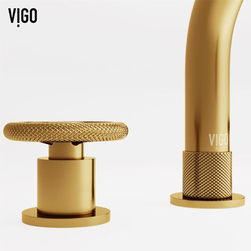 Main product image of Wythe Two Handle Widespread Bathroom Faucet, Knob Handles (Matte Brushed Gold), VG01306MG