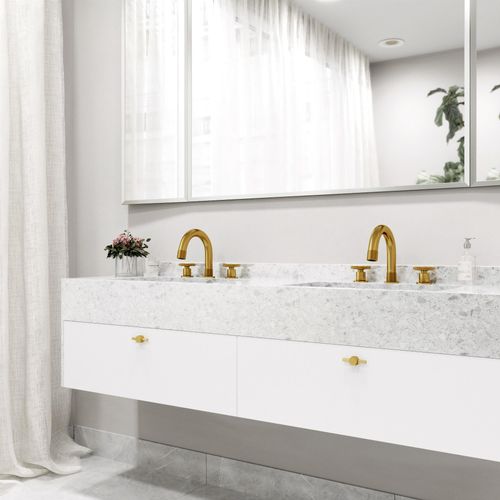 Main product image of Wythe Two Handle Widespread Bathroom Faucet, Knob Handles (Matte Brushed Gold), VG01306MG