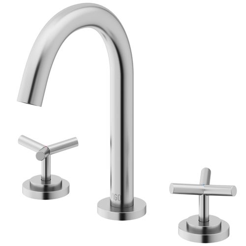 Main product image of Jewel Two Handle Widespread Bathroom Faucet w/ Cross Handles (Brushed Nickel), VG01308BN