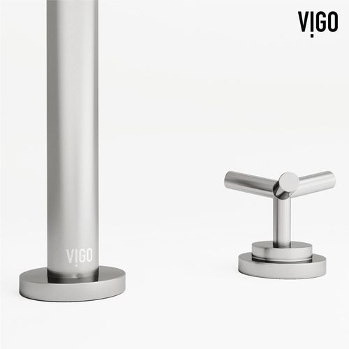 Main product image of Jewel Two Handle Widespread Bathroom Faucet w/ Cross Handles (Brushed Nickel), VG01308BN
