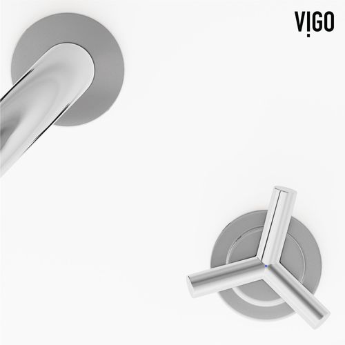 Main product image of Jewel Two Handle Widespread Bathroom Faucet w/ Cross Handles (Handles in Chrome), VG01308CH
