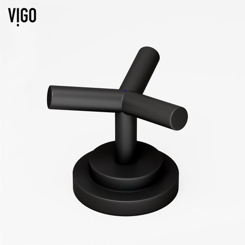 Main product image of Jewel Two Handle Widespread Bathroom Faucet w/ Cross Handles (Matte Black), VG01308MB