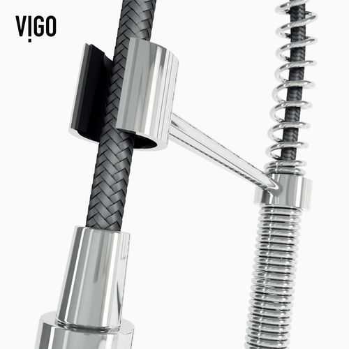 Main product image of Edison Single Handle Pull-Down Sprayer Kitchen Faucet w/ Touchless Sensor (Chrome), VG02001CHS