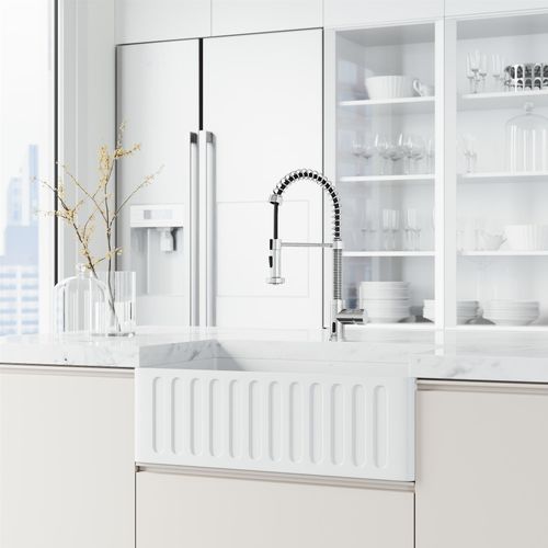 Main product image of Edison Single Handle Pull-Down Sprayer Kitchen Faucet w/ Touchless Sensor (Chrome), VG02001CHS