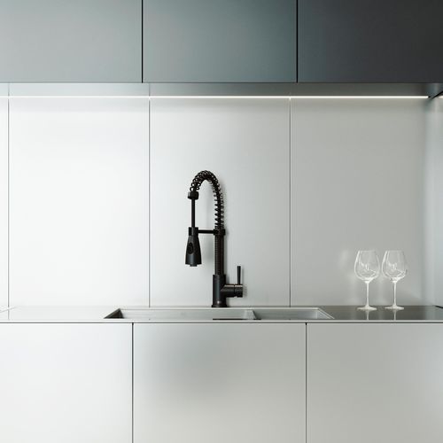 Main product image of Brant Single Handle Pull-Down Sprayer Kitchen Faucet (Matte Black), VG02003MB