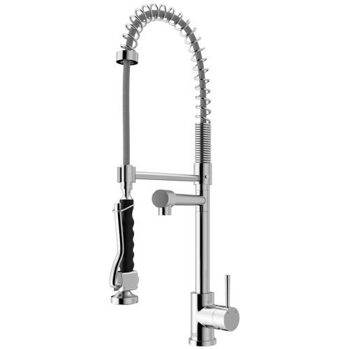 Main product image of Zurich Single Handle Pull-Down Sprayer Kitchen Faucet (Chrome), VG02007CH