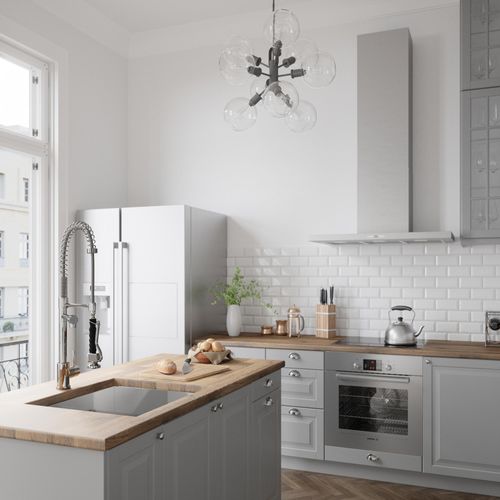 Main product image of Zurich Single Handle Pull-Down Sprayer Kitchen Faucet (Chrome), VG02007CH