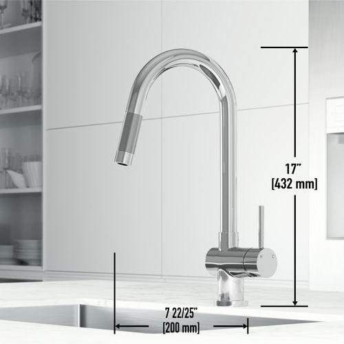 Main product image of Gramercy Single Handle Pull-Down Sprayer Kitchen Faucet w/ Touchless Sensor (Chrome), VG02008CHS