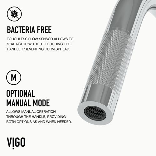 Main product image of Gramercy Single Handle Pull-Down Sprayer Kitchen Faucet w/ Touchless Sensor (Chrome), VG02008CHS