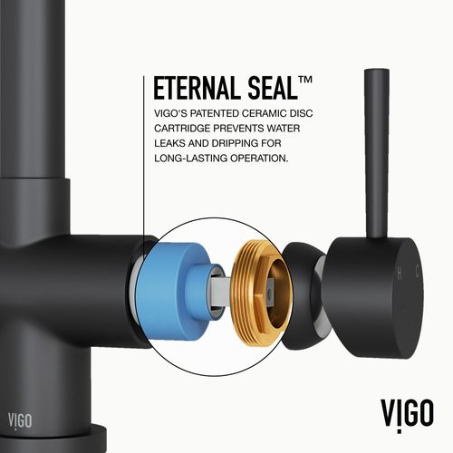 Main product image of Gramercy Single Handle Pull-Down Sprayer Kitchen Faucet w/ Touchless Sensor (Matte Black), VG02008MBS
