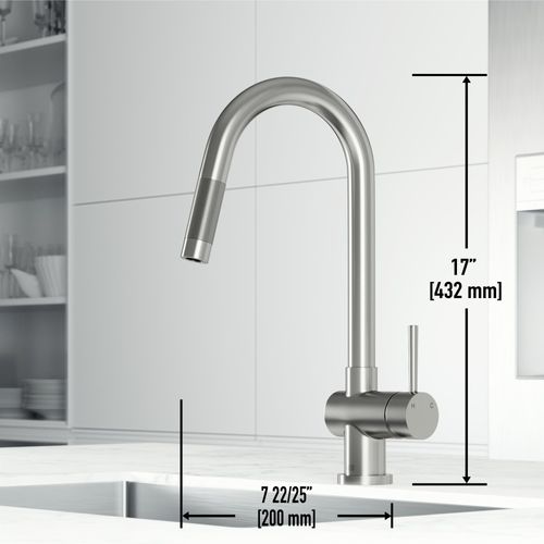 Main product image of Gramercy Single Handle Pull-Down Sprayer Kitchen Faucet with Touchless Sensor (Stainless Steel), VG02008STS