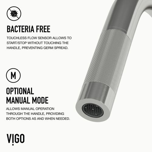 Main product image of Gramercy Single Handle Pull-Down Sprayer Kitchen Faucet with Touchless Sensor (Stainless Steel), VG02008STS