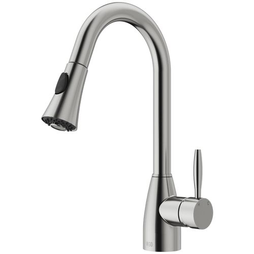 Main product image of Aylesbury Single Handle Pull-Down Sprayer Kitchen Faucet (Stainless Steel), VG02013ST