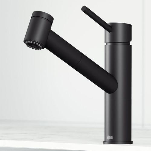 Main product image of Branson Pull-Out Spray Kitchen Faucet (Matte Black), VG02021MB