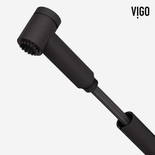 Main product image of Branson Pull-Out Spray Kitchen Faucet (Matte Black), VG02021MB