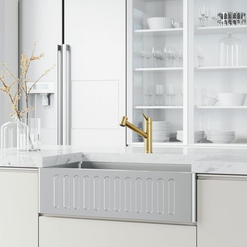 Main product image of Branson Pull-Out Spray Kitchen Faucet (Matte Brushed Gold), VG02021MG