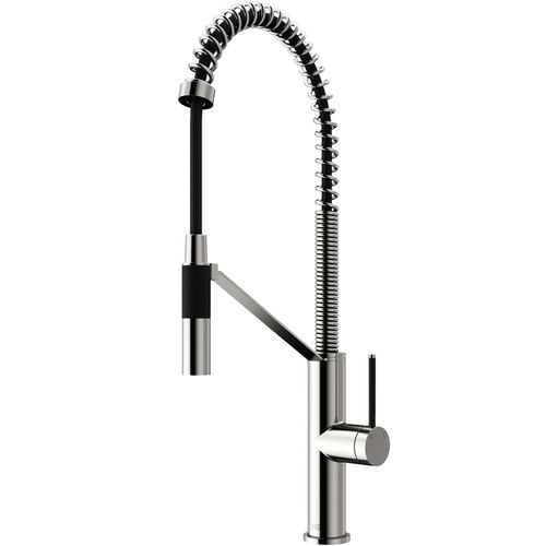 Main product image of Livingston Single Handle Pull-Down Sprayer Kitchen Faucet (Stainless Steel), VG02027ST