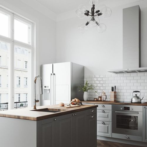 Main product image of Greenwich Single Handle Pull-Down Sprayer Kitchen Faucet (Chrome), VG02029CH