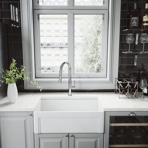 Main product image of Greenwich Single Handle Pull-Down Sprayer Kitchen Faucet (Chrome), VG02029CH