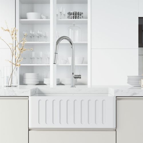 Main product image of Greenwich Single Handle Pull-Down Sprayer Kitchen Faucet w/ Touchless Sensor (Chrome), VG02029CHS
