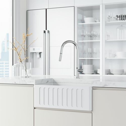 Main product image of Greenwich Single Handle Pull-Down Sprayer Kitchen Faucet w/ Touchless Sensor (Chrome), VG02029CHS