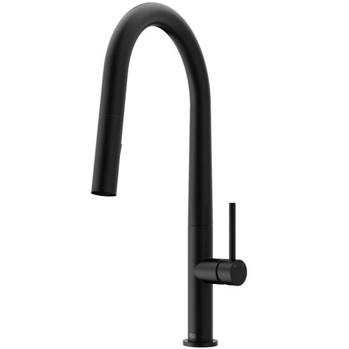 Main product image of Greenwich Single Handle Pull-Down Sprayer Kitchen Faucet (Matte Black), VG02029MB