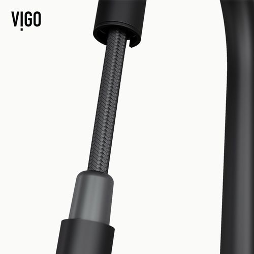 Main product image of Greenwich Single Handle Pull-Down Sprayer Kitchen Faucet w/ Touchless Sensor (Matte Black), VG02029MBS