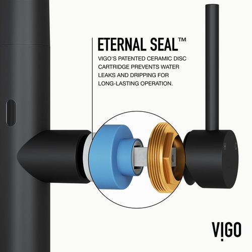 Main product image of Greenwich Single Handle Pull-Down Sprayer Kitchen Faucet w/ Touchless Sensor (Matte Black), VG02029MBS