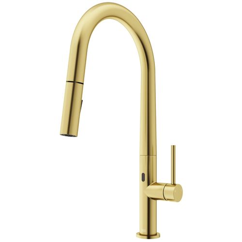 Main product image of Greenwich 1 Handle Pull-Down Sprayer Kitchen Faucet w/ Touchless Sensor (Matte Brushed Gold), VG02029MGS