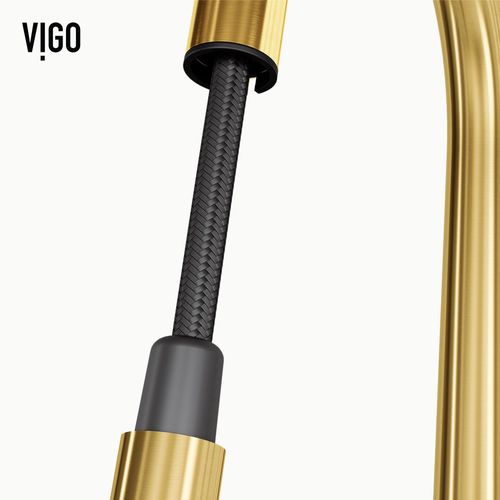 Main product image of Greenwich 1 Handle Pull-Down Sprayer Kitchen Faucet w/ Touchless Sensor (Matte Brushed Gold), VG02029MGS