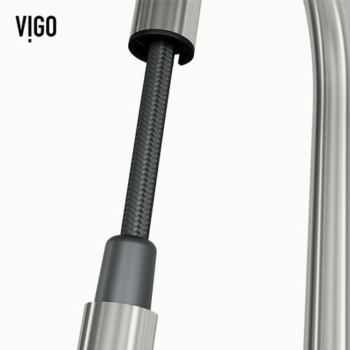 Main product image of Greenwich Single Handle Pull-Down Sprayer Kitchen Faucet w/ Touchless Sensor (Stainless Steel), VG02029STS