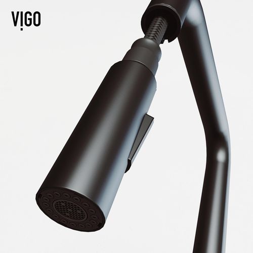 Main product image of Parsons Single Handle Pull-Down Sprayer Kitchen Faucet (Matte Black), VG02031MB