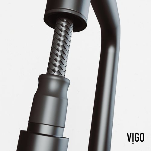 Main product image of Parsons Single Handle Pull-Down Sprayer Kitchen Faucet (Matte Black), VG02031MB