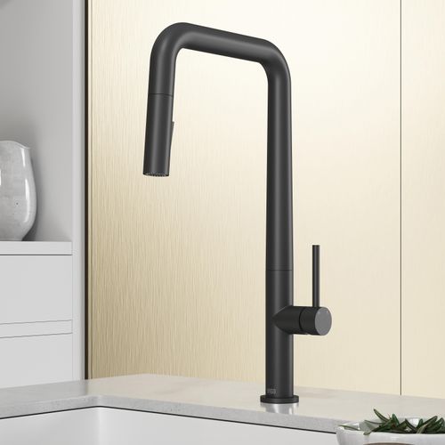 Main product image of Parsons Single Handle Pull-Down Sprayer Kitchen Faucet (Matte Black), VG02031MB