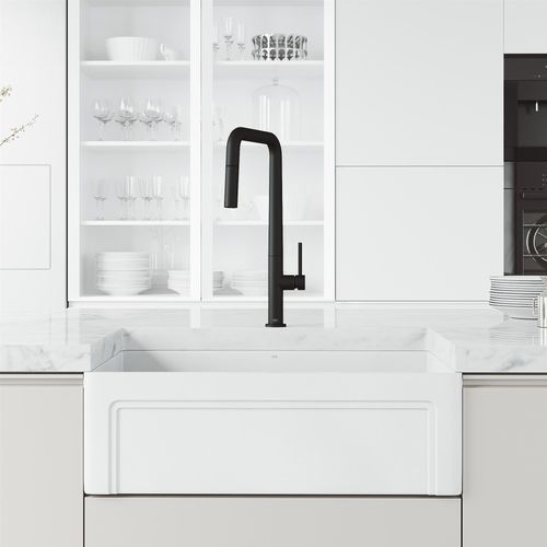 Main product image of Parsons Single Handle Pull-Down Sprayer Kitchen Faucet (Matte Black), VG02031MB