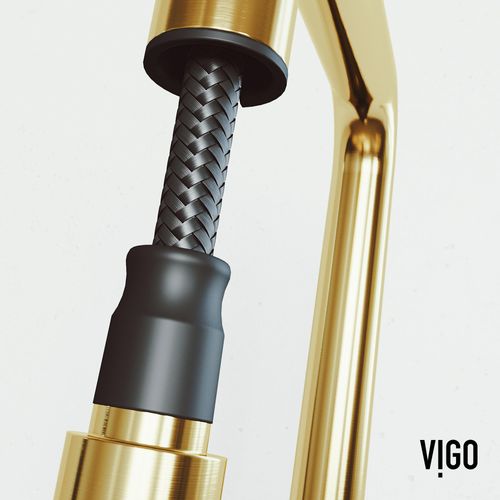 Main product image of Parsons Single Handle Pull-Down Sprayer Kitchen Faucet (Matte Brushed Gold), VG02031MG