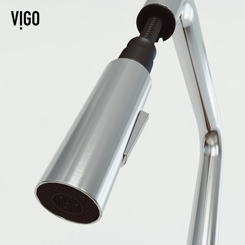 Main product image of Parsons Single Handle Pull-Down Sprayer Kitchen Faucet (Stainless Steel), VG02031ST