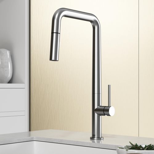 Main product image of Parsons Single Handle Pull-Down Sprayer Kitchen Faucet (Stainless Steel), VG02031ST