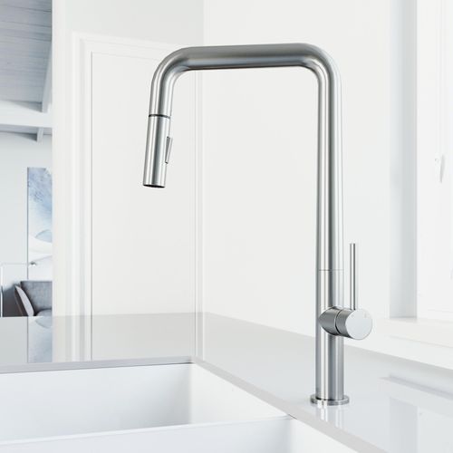 Main product image of Parsons Single Handle Pull-Down Sprayer Kitchen Faucet (Stainless Steel), VG02031ST
