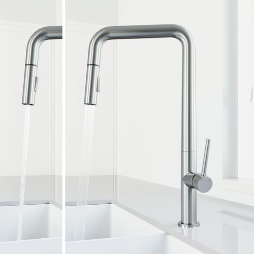 Main product image of Parsons Single Handle Pull-Down Sprayer Kitchen Faucet (Stainless Steel), VG02031ST