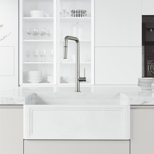 Main product image of Parsons Single Handle Pull-Down Sprayer Kitchen Faucet (Stainless Steel), VG02031ST