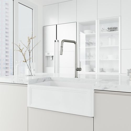 Main product image of Parsons Single Handle Pull-Down Sprayer Kitchen Faucet (Stainless Steel), VG02031ST