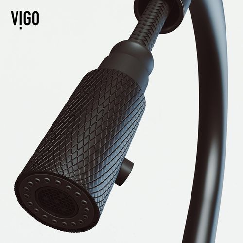 Main product image of Bristol Single Handle Pull-Down Sprayer Kitchen Faucet (Matte Black), VG02033MB