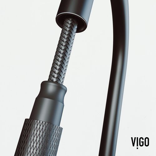 Main product image of Bristol Single Handle Pull-Down Sprayer Kitchen Faucet (Matte Black), VG02033MB