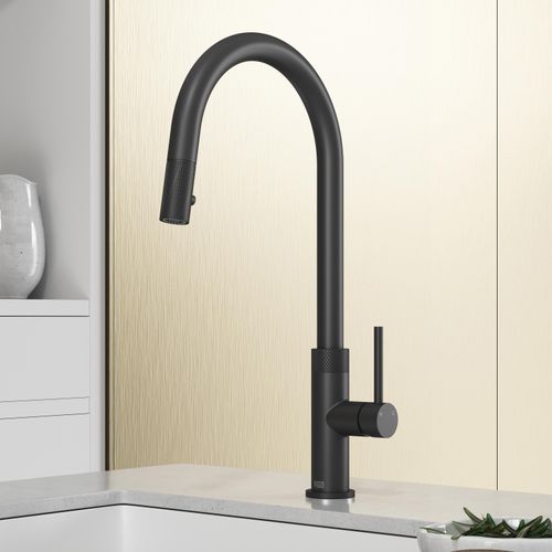 Main product image of Bristol Single Handle Pull-Down Sprayer Kitchen Faucet (Matte Black), VG02033MB
