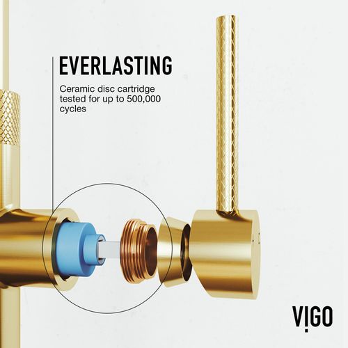Main product image of Bristol Single Handle Pull-Down Sprayer Kitchen Faucet (Matte Brushed Gold), VG02033MG