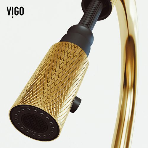Main product image of Bristol Single Handle Pull-Down Sprayer Kitchen Faucet (Matte Brushed Gold), VG02033MG
