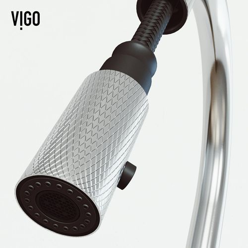 Main product image of Bristol Single Handle Pull-Down Sprayer Kitchen Faucet (Stainless Steel), VG02033ST